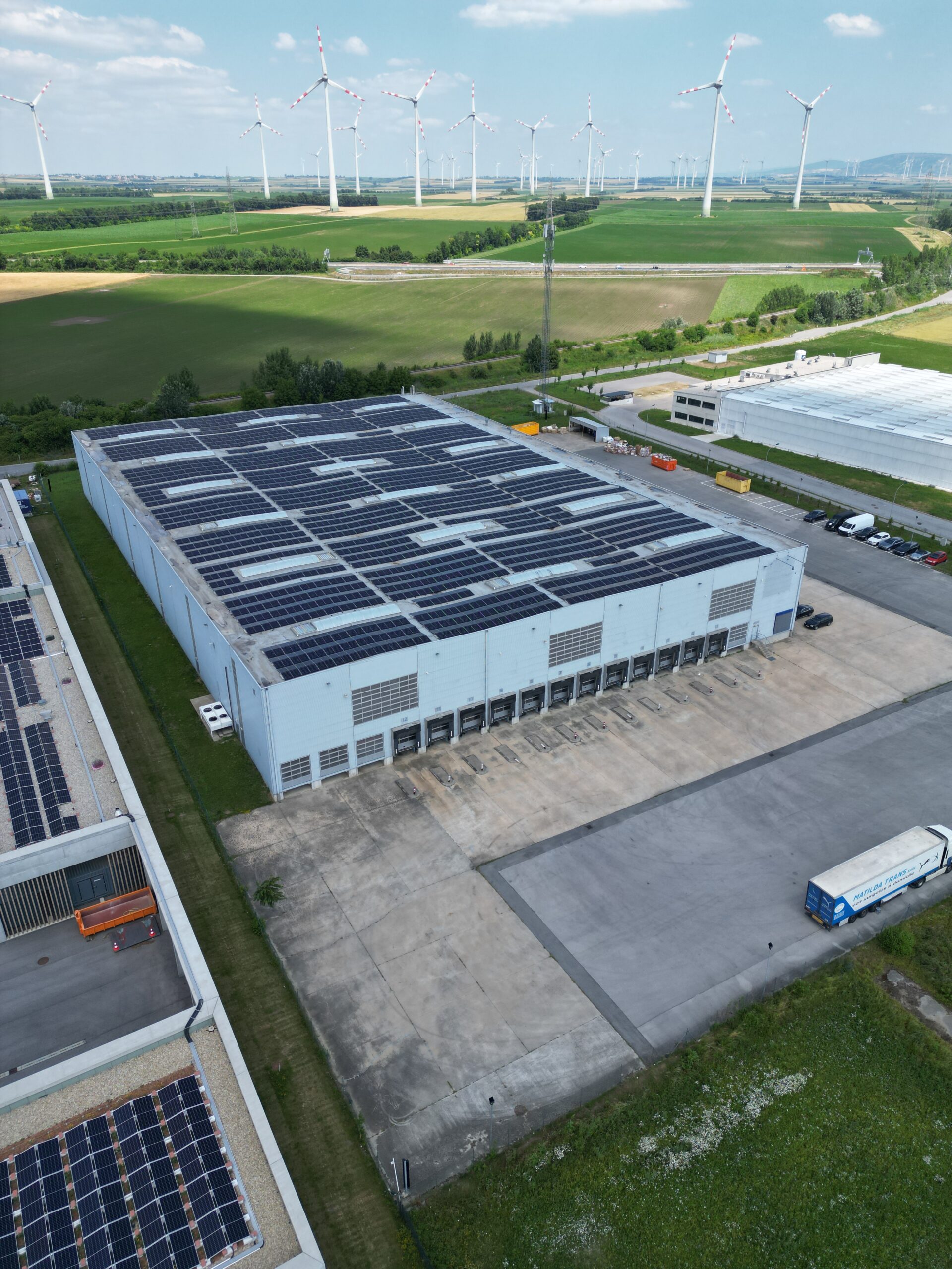 Gro&szlig;e Aufdachanlage Nieder&ouml;sterreich